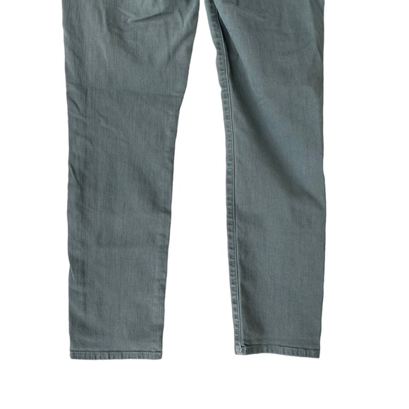 7 For All Mankind Women’s Green Denim High Waisted Skinny Jeans - Picture 7 of 9